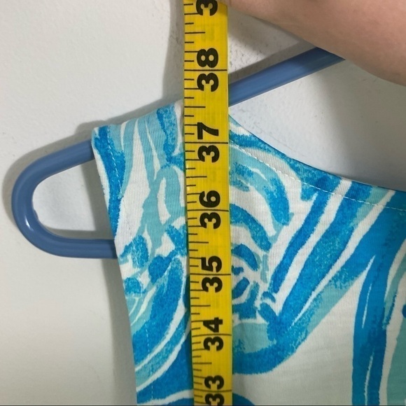 Lilly Pulitzer Windward Dress Women’s Sz Small Blue Sleeveless Midi - Picture 6 of 8